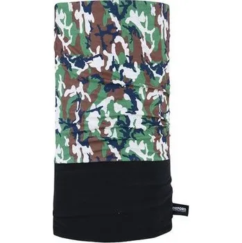 Helma na motorku Nákrčník Snug Camo, OXFORD (zelená)