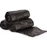 Sáčky do koše 60 l, černé bez přebalu, 50 ks