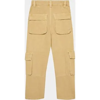 Dámské kalhoty United Colors Of Benetton Kalhoty z materiálu 45BJCF02V Béžová Regular Fit 130