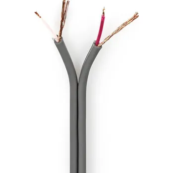 Audio kabel Nedis stereo audio kabel 2x 0.16 mm cívka 100 m (COTR15000GY100)