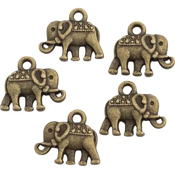 Ozdoba do vlasů Slon 5ks bronzový