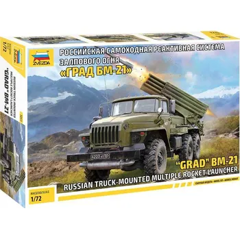 Plastikový model Model Kit military 5051 - BM-21 Grad 1 Rocket Launcher (1:72)