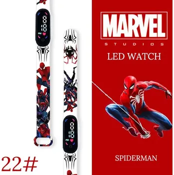 Prsten Dětské voděodolné digitální hodinky / sportovní náramek s designovým páskem - Spiderman Barva: 22
