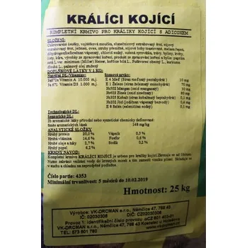 Chov hospodářského zvířete VK Drcman Králíci kojící 25kg