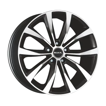 Disk Alu disk MAK WOLF 6.5x16, 5x100, 72, ET35 BLACK MIRROR