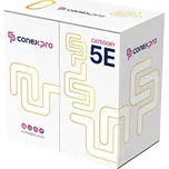 Kabel Conexpro FTP kabel ekonomy venkovní, CAT5e, PE, 24AWG, 305m, černý