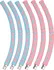 Merco Hula Hoop Foam 42141 gymnastická obruč růžová