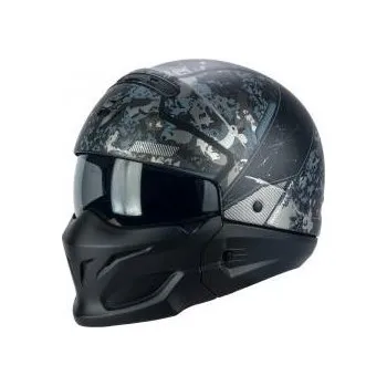 Helma na motorku Moto přilba SCORPION EXO-COMBAT OPEX matná černo/stříbrná XS