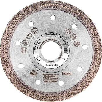 Řezný kotouč Diamantový řezný kotouč 115x22,23mm, "TP", dlaždice "profesionál" [628578000]