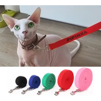 Vodítko pro psa Nylonové vodítko na psy 110 cm Bílé