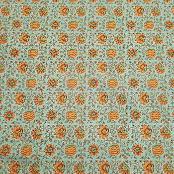 BYTEMA Dekorační látka SUMAN tyrkys šíře 140 cm