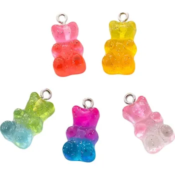 Ozdoba do vlasů Medvídek 5ks duhový MIX