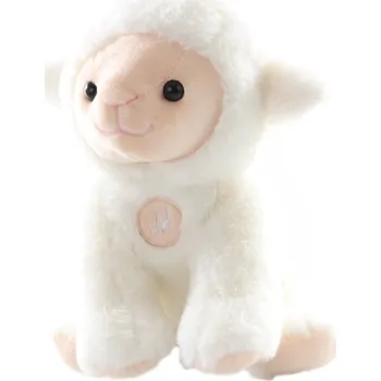 plyšák Lamps Beránek se zvukem 22 cm bílý