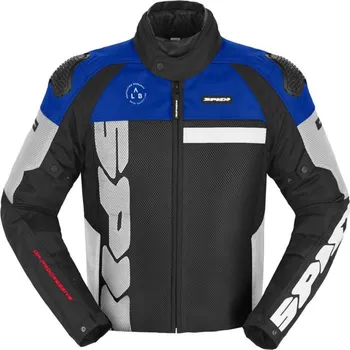 Moto bunda Bunda PROGRESSIVE NET H2OUT, SPIDI (černá/šedá/bílá/modrá) M