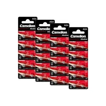 RC náhradní díl 40x knoflíkový článek LR66 / AG4 / G4 / LR626 / 177 / SR626W / GP77A / 377 originál Camelion 1,5V