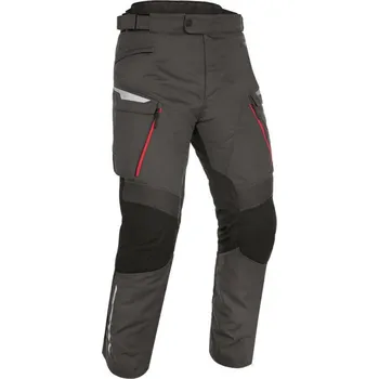 Moto kalhoty Kalhoty MONTREAL 4.0 DRY2DRY™, OXFORD (černé/šedé/červené) 3XL