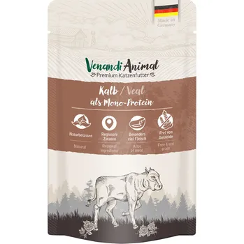 Krmivo pro kočku 12x125g Venandi Animal Monoprotein - telecí