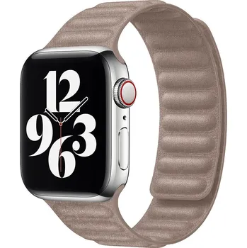 Příslušenství k chytrým hodinkám Tkaný Woven magnetický tah řemínek pro Apple Watch 38/40/41/42mm Barva: Béžová