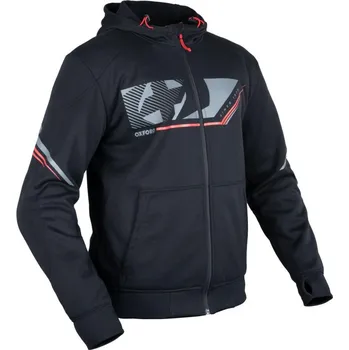 Moto bunda Mikina SUPER HOODIE 2.0 SPORTS, OXFORD (černá) 5XL