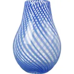 Broste Skleněná váza Ada Intense Blue