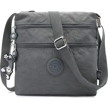 Kabelka Luxusní nylonová crossbody kabelka - Šedá