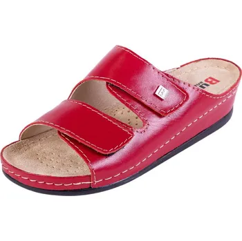Dámská zdravotní obuv Buxa Dámská zdravotní kožená obuv BZ210 - Červená Velikost: 41