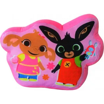 Dekorativní polštářek SETINO Polštářek KRÁLÍČEK BING tvarovaný růžový