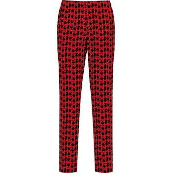 Gastro oděv TOMA Kuchařské kalhoty TOMA červeno-černé lebky XS T-1638-XS