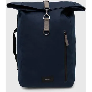 Sportovní batoh Batoh Sandqvist Dante Vegan tmavomodrá barva, velký, hladký, SQA2372, ONE SIZE, 59X