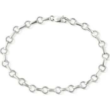 Náramek Luxur, Moderní náramek Claudia z bílého zlata, délka 21 cm, 585-68-5-0052.1B00.0.21.000.34