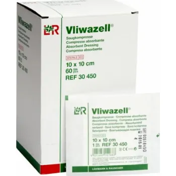 Kompres Komprese Vliwazell ster.vys.absorp.10x10cm 60ks