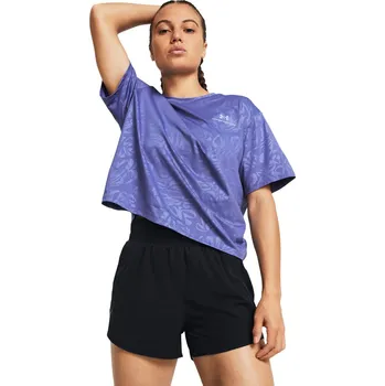 Dámské tričko RUSH™ Energy Emboss Crop SS | Starlight/Celeste M