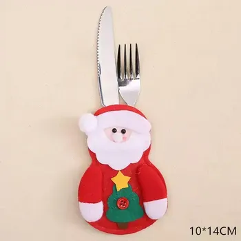 Vánoční dekorace Obal na příbor | vánoční dekorace na stůl - 6