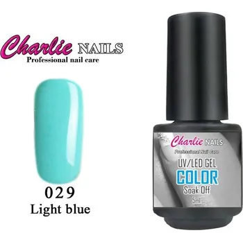 Charlie UV/LED Gel lak 5ml. č.29 modrý Light blue