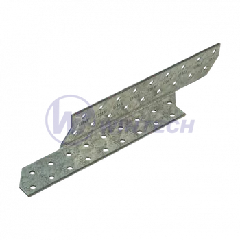 Tesařské kování Tesařská krokvová spojka LK6 pravá 250x32x180x2,0 mm Domax 1 kus