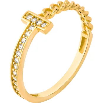 Hodinky Prsten Bonore - Zlato 585 - Kubický Zirkon 135209