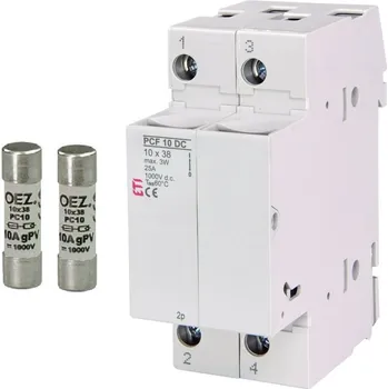 Autopojistky 2P pojistkový odpojovač + pojistky pro FVP Jištění: 25A