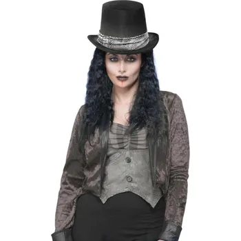 Gotický klobouk s vlasy