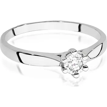 Hodinky Prsten Bonore - Bílé Zlato 585 - Diamant 0-08 Ct 108883