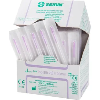 Jehla na akupunkturu SEIRIN J-Type 0,25x40mm 100 akup.jehel