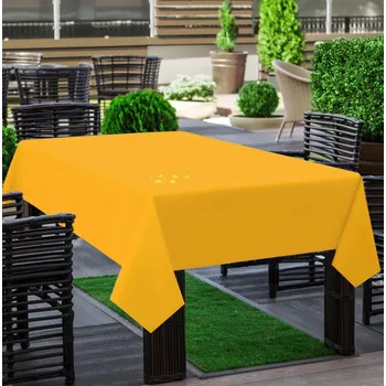 ubrus Venkovní ubrus GARDEN color 40 mustard/hořčicová, různé rozměry Mybesthome Rozměr: 140x240 cm