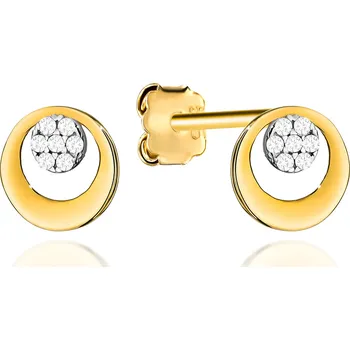 Hodinky Náušnice Bonore - Zlato 585 - Kubický Zirkon 141152