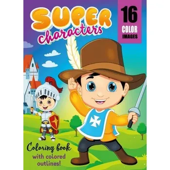 Set školních potřeb Kolorowanka A4 16 obrazków Wojownicy