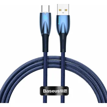 Datový kabel Baseus USB-A - USB-C USB kabel 1 m Modrý (BSU3850)