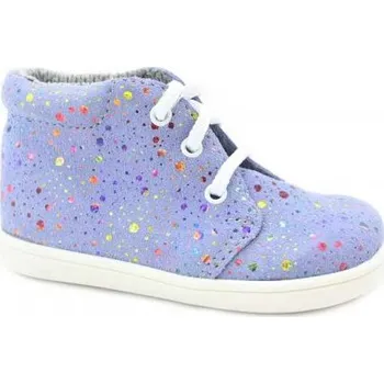 Capáčky Boots4U První botičky T021 Lila puntík, 22