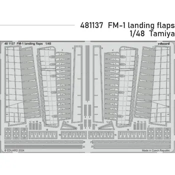 Plastikový model Eduard 1/48 FM-1 landing flaps (TAMIYA)