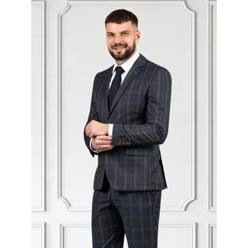 FERATT Pánské oblekové sako MALIBU kostkované Velikost: 176/50