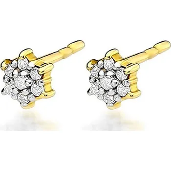 Hodinky Náušnice Bonore - Zlato 585 - Diamant 128633