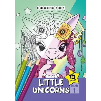 Set školních potřeb Kolorowanka A5 15 obrazków Małe jednorożce 1