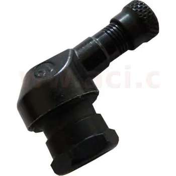 Autodíl ventil bezdušový moto, černý, SM-04, pr.11,3 mm ALU